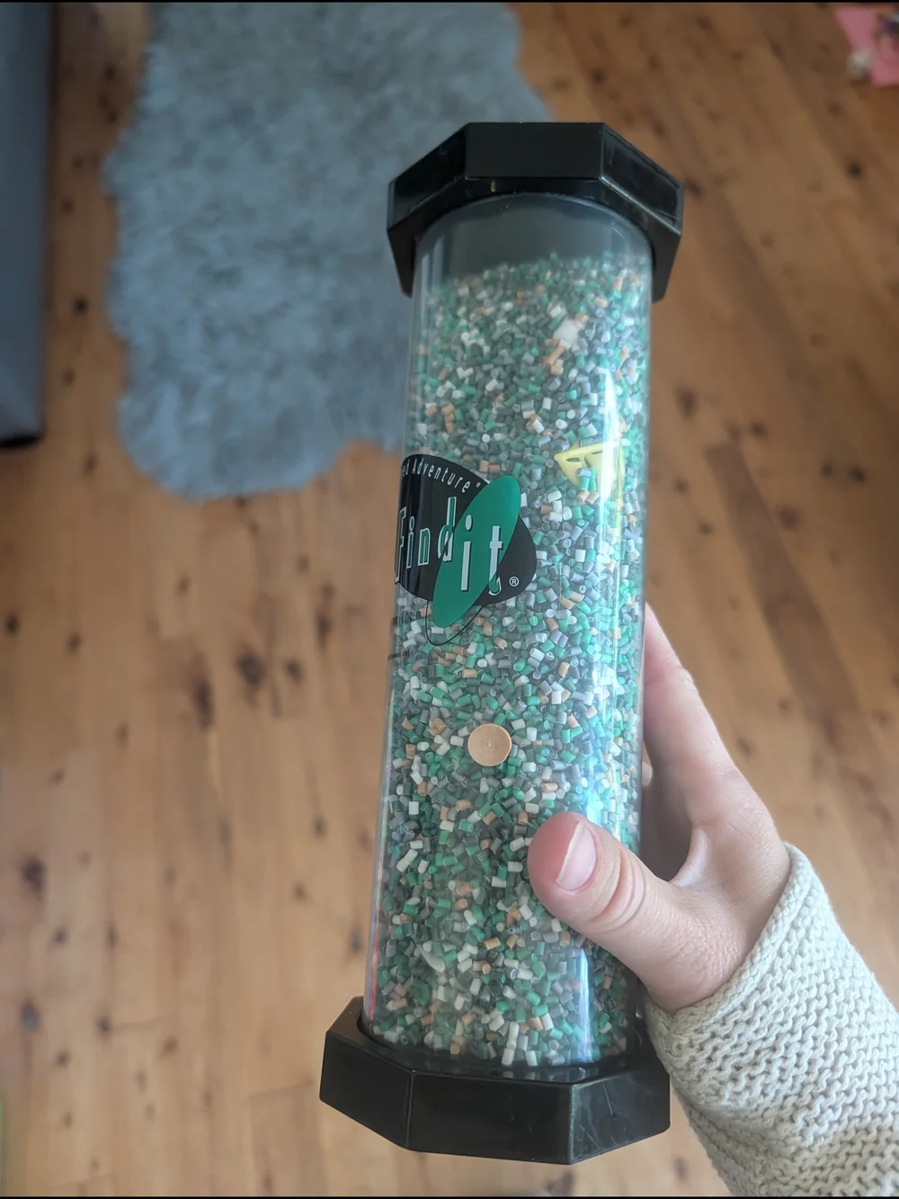Find-It #20 Adventure Tube Puzzle Toy - Green Multi